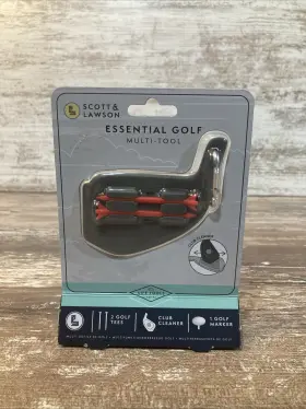 Scott And Lawson 055964742997 &lawson Essential Golf Multi-tool New With Club Cleaner