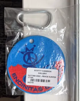 042216 Scotty Cameron Titleist Peace Surfer Putting Disc - New Encinitas