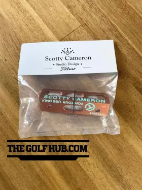 167016167 Scotty Cameron New Circle T Tour Use Only Putting Path Tool- Misted Orange/blu