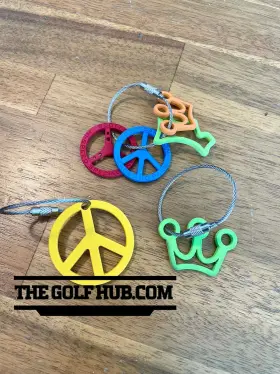 171402057 Scotty Cameron New Yellow Peace Sign Green Dog And Orange Crown