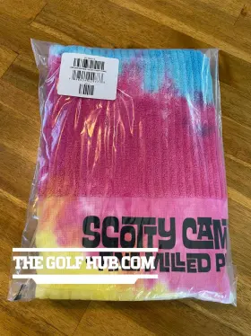 181110277 Scotty Cameron New Hula Hawaiian Open Tie Die Caddy Towel