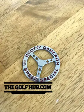 194523994 Scotty Cameron New Round Hi Speed Special Steering Wheel Ball Marker