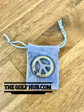 212422394 Scotty Cameron New Round Studio Design Yellow Peace And Pars Ball Marker