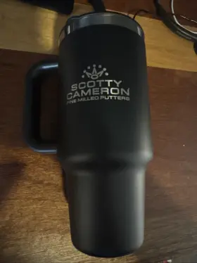 223639977 Scotty Cameron New 32oz Hydro Flask- Stacked Black Travel Tumbler