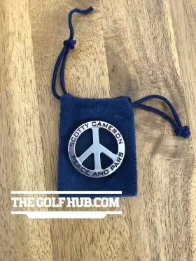 43115175 Scotty Cameron New Round Peace And Pars Ball Marker- Black Red