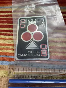 900383 Scotty Cameron 2008 Club Sticker Decal