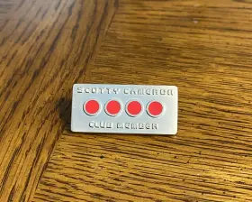 900442 Scotty Cameron 2004 Club Pin . Used With Tarnishing