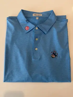 Ms20ek01s Scotty Cameron / Peter Millar Gallery Circle T Blue Heather Jackpot Johnny Crown Sport Polo Xxl