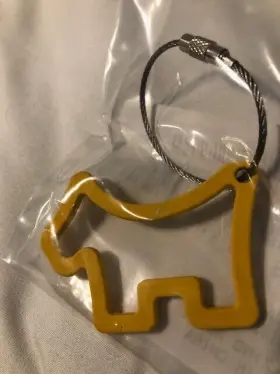 Sc010005 Scotty Cameron Dog Yellow Key Fob Zinc Alloy - Soft Touch 2 Inch Titleist Nib