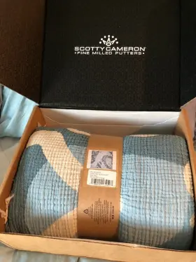 Sc100020 Scotty Cameron 2025 Crew Party Blanket 100% Turkish Cotton 85 Inch X 90 Titleist