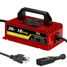 B0dgljpmdj Sdulibitiy 36v 18amp Volt Golf Cart Charger Ezgo Txt Lithium Battery