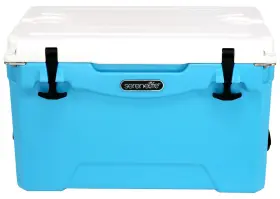 Slcb35bl Serenelife Ultra-tough 35 Quart Rotomolded Cooler Box Holds Upto Qt Blue