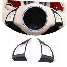 Yw-2346ab-tqw Sheng Tong Car Abs Steering Wheel Moulding Chrome Cover Trims Stickers Fit For Matte Black