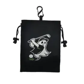 Hot-ba1 Shenzhen Sibaite Electronics Co.. Ltd Golf Valuables Pouch With Drawstrings And Carabiner Tee Bag