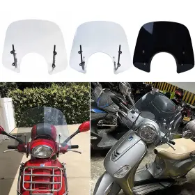 Skx-210-uk Shinkxmt Motorcycle Racing Windscreen Windshield Viser Visor Fit For Piaggio Vespa Lx5