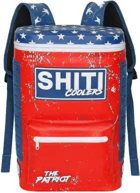 Shiti 810097250017 Coolers Cooler For Camping Travel Beach 15 Can The Patriot