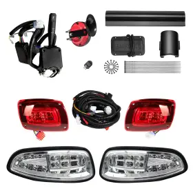 Shu-ran 761152533760 Led Golf Cart Headlight Taillight Fit For Ezgo Rxv 2016 Gas And Electric 12v