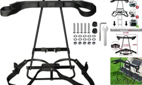 Shu Ran 761152533975 Universal Golf Cart Rear Seat Bag Holder Upgraded