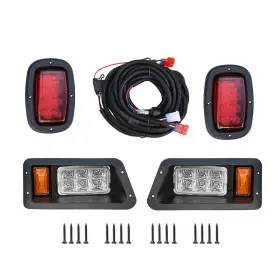 G14-g22 Shu-ran 774182116780 Golf Cart Led Street Legal Head And Tail Light Kit Yamaha 12v