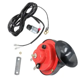 Tr-63-ss Silscvtt Universal 12 Volt Horn Kit Replacement For Ezgo Club Car Yamaha Golf Carts