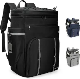 Simaixing 605182439459 Backpack Coolers Insulated Leakproof 41l Large Black