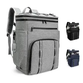 Simaixing 605182439466 Backpack Coolers Insulated Leak Proof 45 Cans Beach 41l Gray