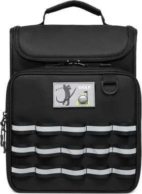 Slkhl-20a-01 Slinrke Golf Shoe Bag Zippered Sport Carrier Bags With Ventilation And Outside Pocket