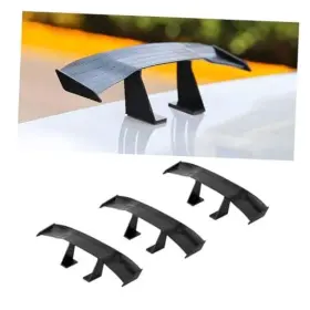 Smilfuy-smfy-70 Smilfuy 3pcs Universal Car Mini Spoiler Wing 6.5 Inch Auto Rear Tail Black