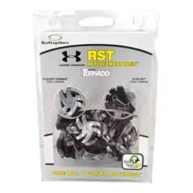 Softspikes 750636406713 Under Armour Silver Tornado Rst Golf Cleat Pack 18 10 Ua