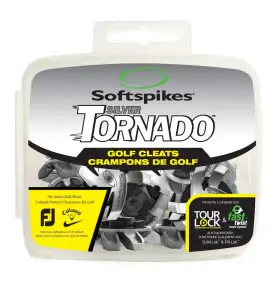 Softspikes 757183062119 Pivix Golf Cleats - Fast Twist 3.0-18 Count Silver