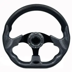 Hr001-21 Spaorcco Universal Golf Cart Steering Wheel For Ezgo 12.5 Inch / 320mm Carbon Fiber