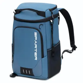 Sp-9856-06 Sparter Backpack Cooler Insulated Leak Proof 33 Cans 2 Can Blue