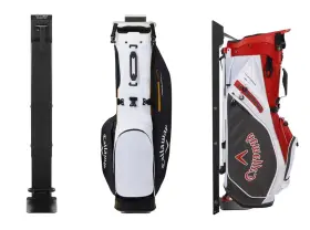Sports Unlimited 798237961798 Clubsdock Wall Mounted Golf Bag Storage Stand Black