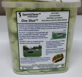 Sportschem Professional 618525700055 Concentrated Pods For Ball Washer Cart Wash Club House And Pro Shop Cleaner