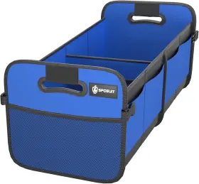 Sposuit 783759628458 Trunk Organizer For Car - 70l Collapsible Blue