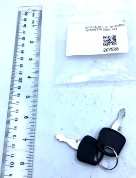 2ky500 Star Lot Of 2 Universal Ignition Key Classic Cars New