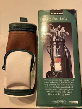 Star Case - E & B Giftware Inc. 021276008750 E&b 875 Golf Bag Insulated Drink Holder Accessory Storage Nib