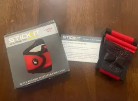 1003gr Stickit Magnetic Classic Red Nylon Rangefinder Golf Strap