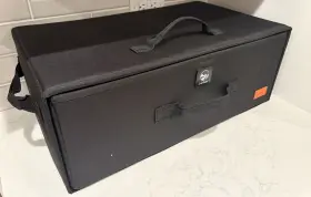 000sg2504 Stitch Golf Trunk Locker Onyx Storage Drawer Black Large