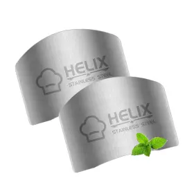 Strendier 618087222354 2 Pcs Finger Guard For Cutting Aid Kitchen Tool Stainless Steel Knife Prote