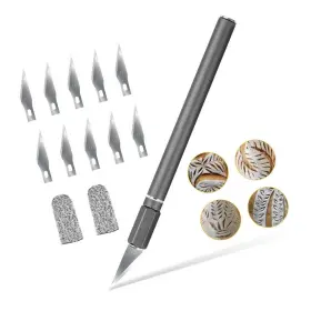 Bread1 Strendier Upgraded Bread Lame With 10 Blades - Professional Sourdough Scoring Tool For