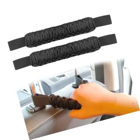Crt3 Strendier 2pcs Headrest Grab Handles Car Front Rear Seat Back Roll Bar Grip Ki