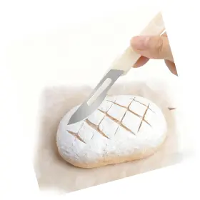 Xmg-mbd-01 Strendier White Bread Lame With Protective Cover Professional Dough Scoring Tool And Bre