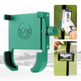 Stripebird 850061568137 Original Magnetic Golf Cart Phone Holder Green