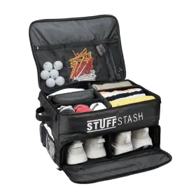 Stuffstash 197644026722 Golf Trunk Organizer Strong Wonftt Collapse Shoe Compartments D