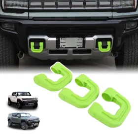 Dsjd-dfds-79456 Suetlcoity Tow Hook Covers For Hummer Ev Accessories 3pcs Rear Front Bumper Rub