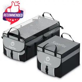 M006-blue Sugarfox Car Trunk Organizer For Suv - 63l 26l Modular Storage Heavy-duty