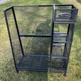 570237 Suncast Golf Equipment Organizer Storage Rack Bag Metal Sports Two Stand
