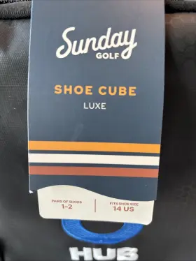 Sunday 659629679809 New Golf Shoe Cube Hub Holds 1 2 Fits Us 14 Black