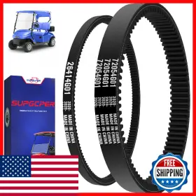 B0djxlwqbl Supgcper Ezgo Golf Cart Drive And Starter Belt Kit 1994-up Txt Medalist 4-cycle Gas